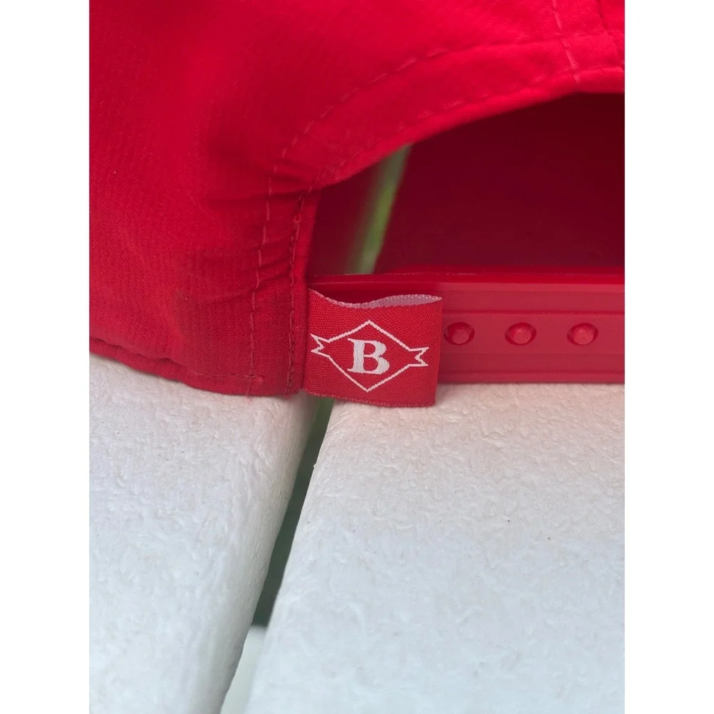 Burlebo Red Wood Duck Stamp Rope Hat Performance Snapback Cap Mens Outdoor